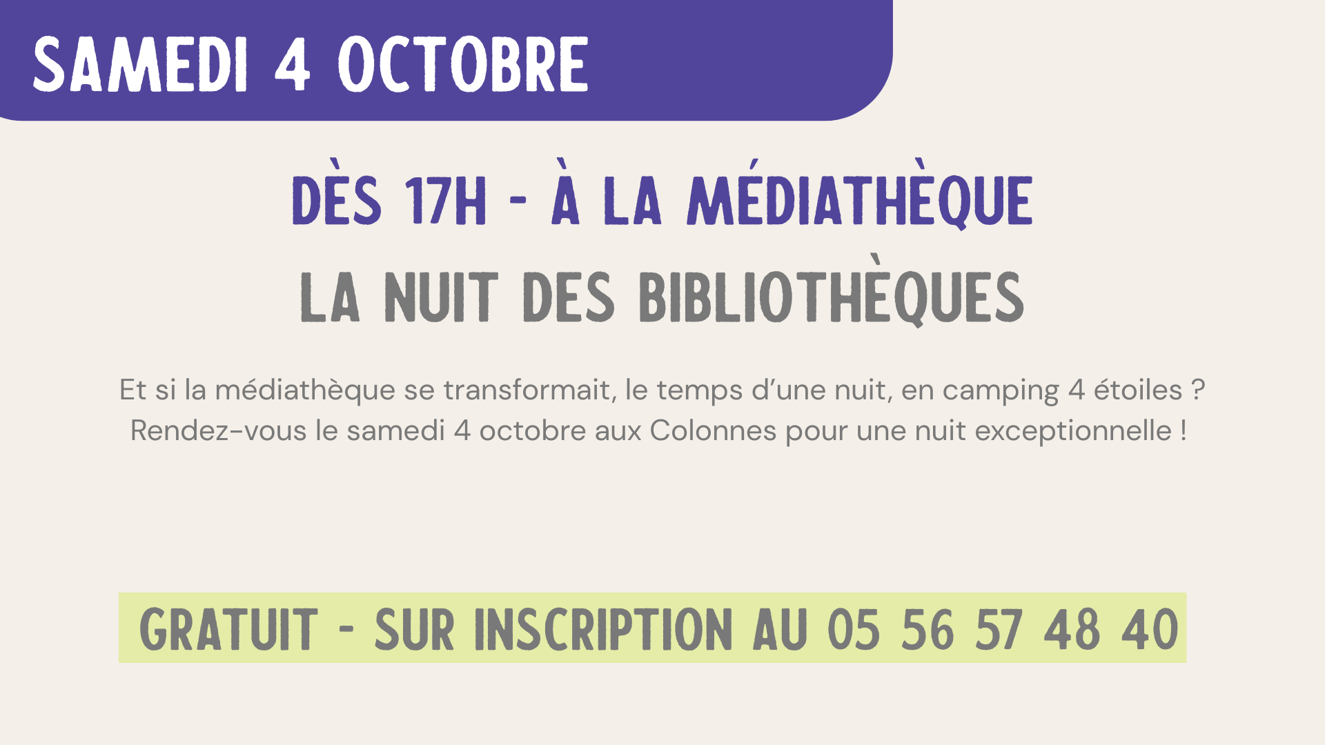Nuit des biblio